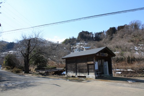 案内小屋周辺も少しずつ春の気配が。