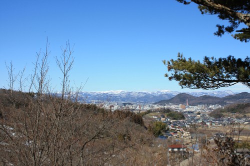 雲一つない絶好のお天気に吾妻連峰もクッキリ。