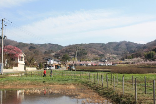 ここから花見山公園入口までは散策しながら15分位です。