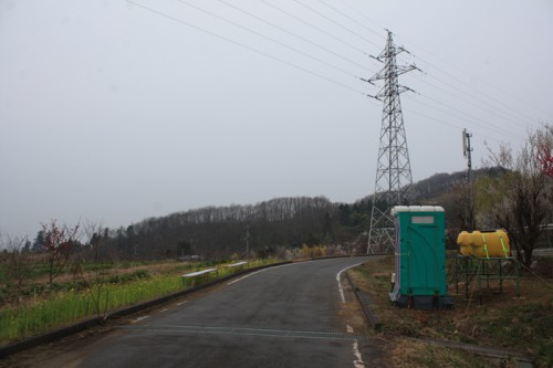 今年は「花の谷コース」にも仮設トイレが設置されました