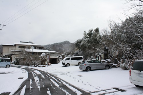 福島県福島市花見山公園の情報　駐車場