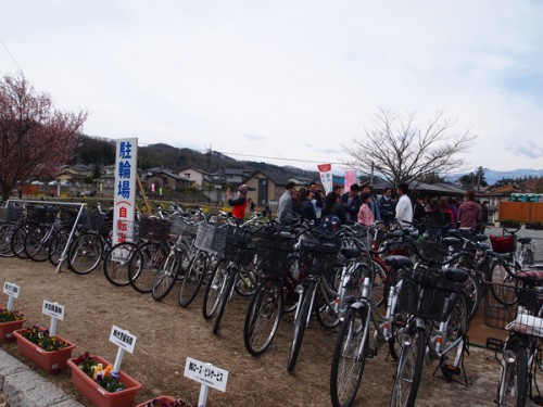 60408　福島県福島市花見山公園の情報　駐輪場