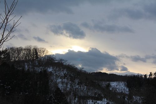 福福島県福島市 花見山公園の情報2018年1月5日 展望場 180105H9906